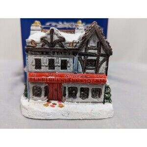 A Dickens Christmas Collection Toy Shoppe 1988 RSVP Inc Cold Cast Cottage